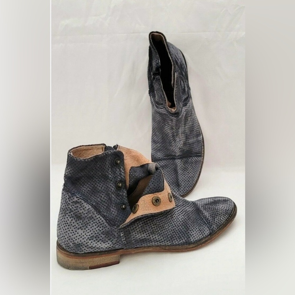 Free People Shadow Lark Ankle Boot in Washed Black - Picture 5 of 12